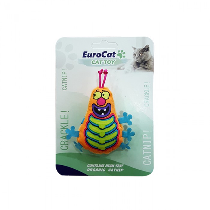 Eurocat Catnipli Kedi Oyuncağı Turuncu Tırtıl