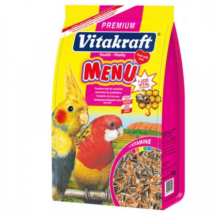 Vitakraft Menü Paraket Yemi 1000 Gr