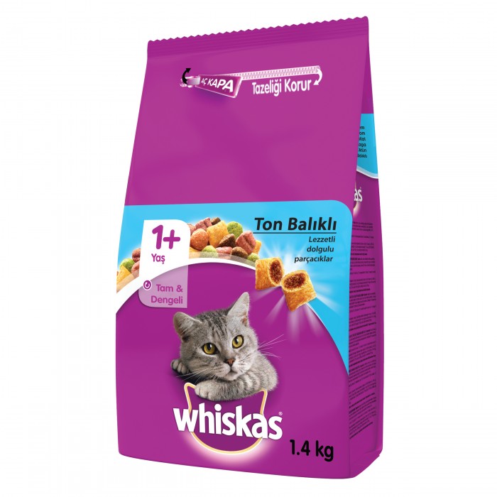 Whiskas Ton Balıklı Yetişkin Kuru Kedi Maması 1.4 kg