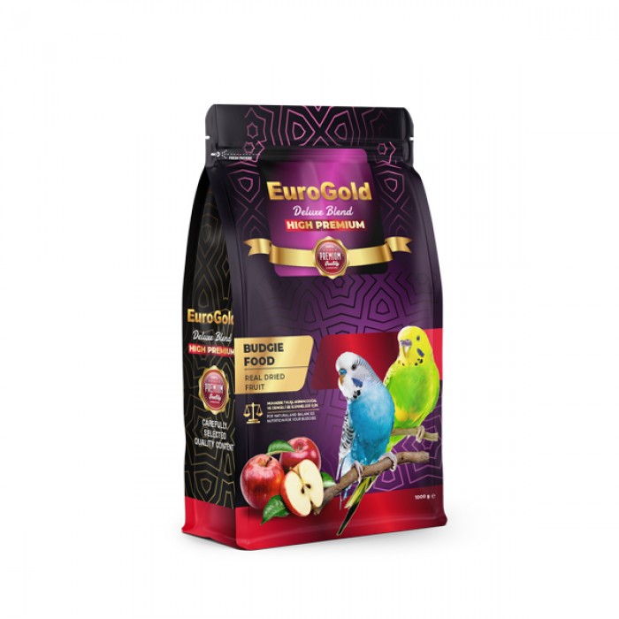 EuroGold Deluxe Blend Gerçek Elmalı Premium Muhabbet Yemi 1 Kg