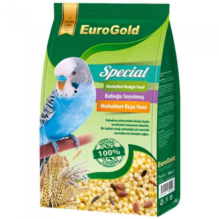 EuroGold Special Kabuksuz Muhabbet Kuşu Yemi 500gr