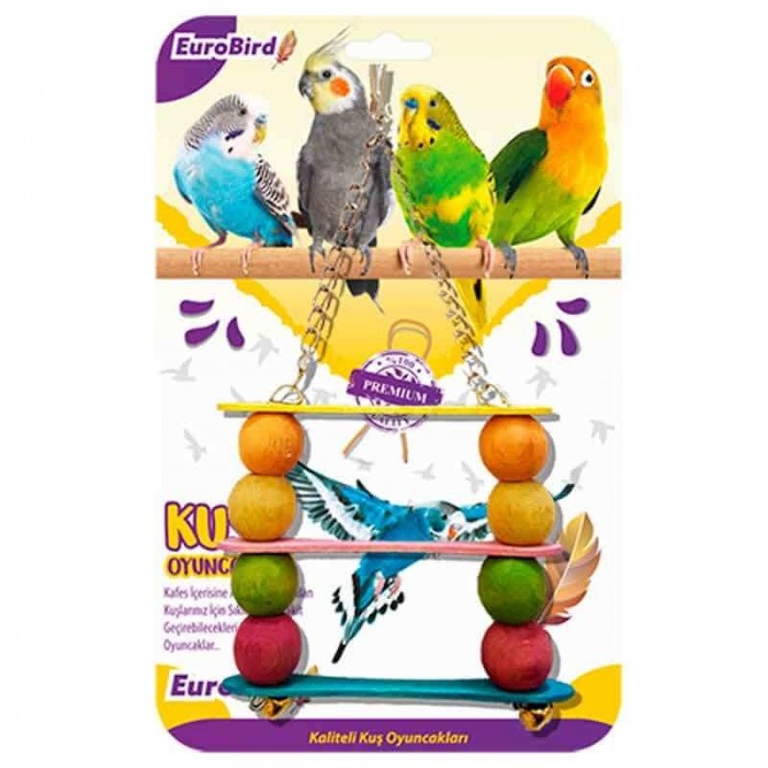 Euro Bird Kuş Oyuncağı Üçlü Salıncak (KY31)