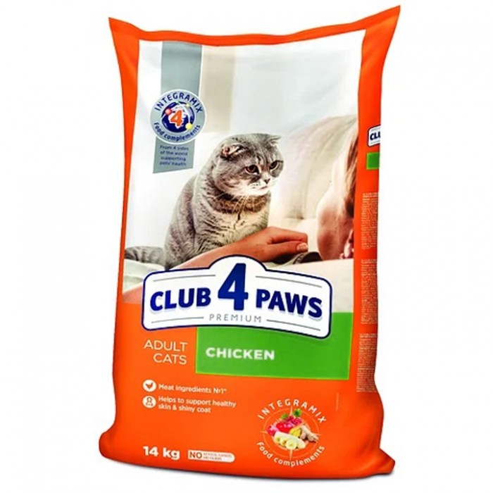 Club4Paws Premium Tavuklu Yetişkin Kedi Maması 14 kg