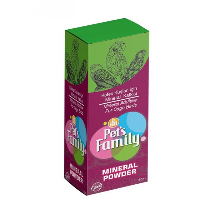 Pets Family Kuşlar için Mineral Katkısı 30ml