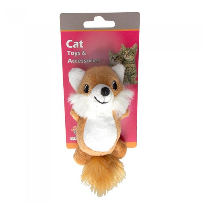 Eastland Peluş Tilki Hışırtı Kedi Oyuncağı 9.5X5 cm