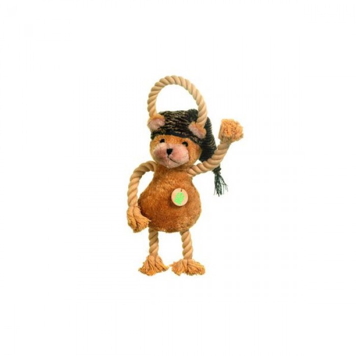 Karlie İpli Peluş Oyuncak Ayı 45x16 cm Kahverengi