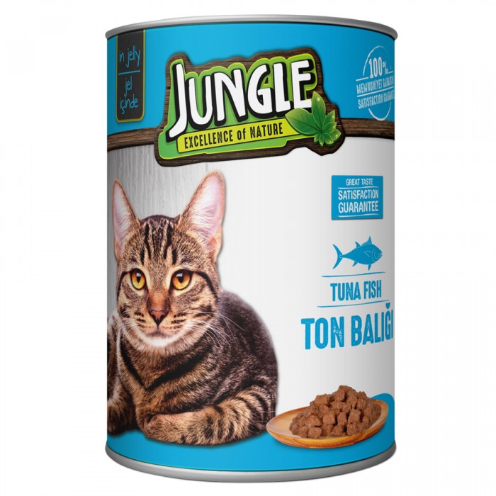 Jungle Ton Balıklı Kedi Konservesi 415 gr