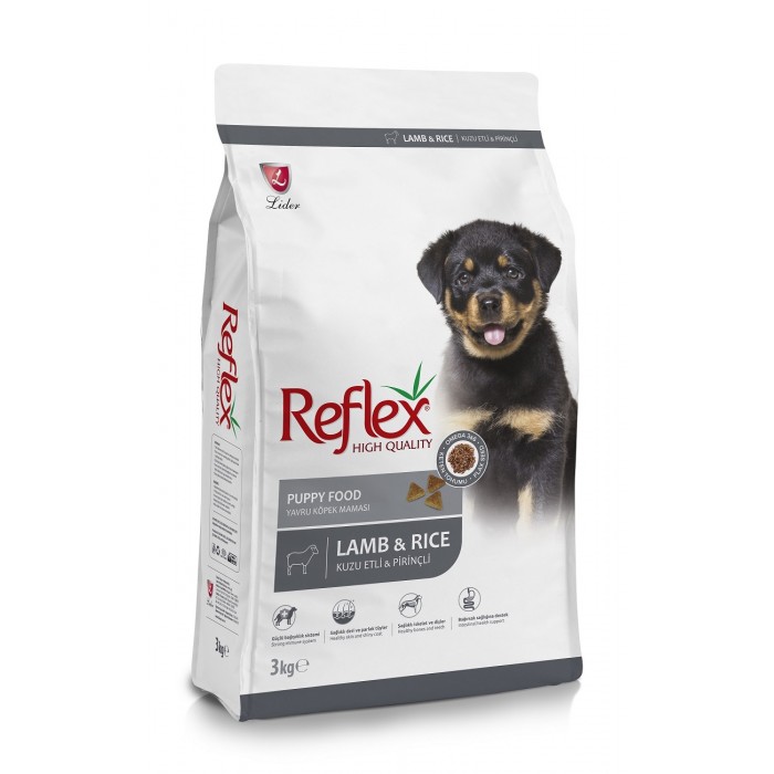 Reflex Kuzu Etli ve Pirinçli Yavru Köpek Maması 3kg