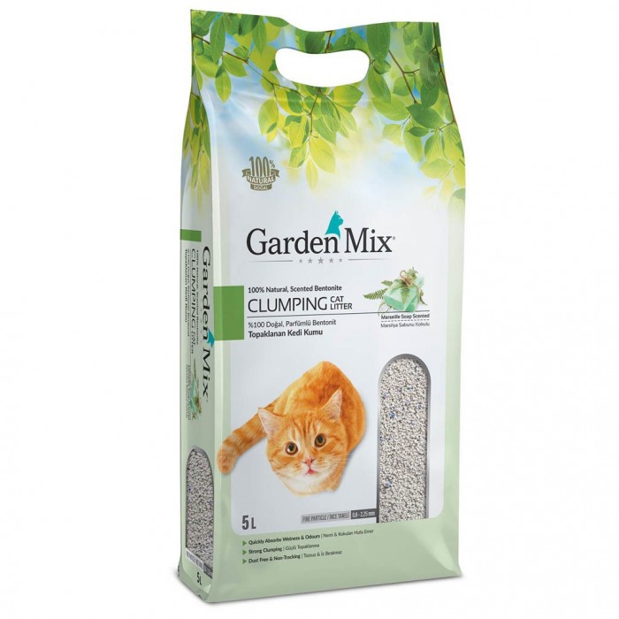 Gardenmix Marsilya Sabunlu İnce Taneli Kedi Kumu 5 L