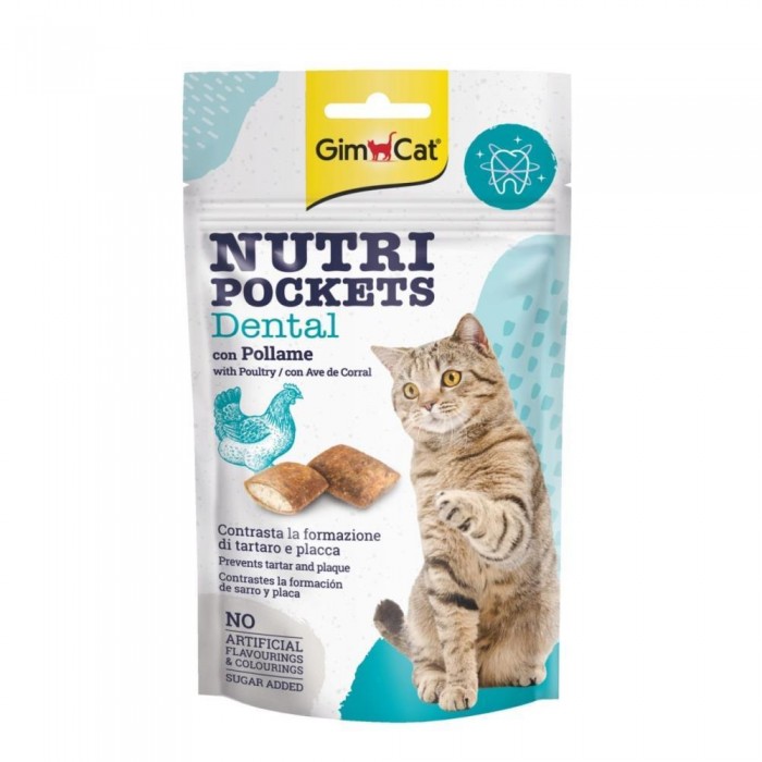 GimCat Nutri Pockets Kedi Ödülü Dental 60Gr