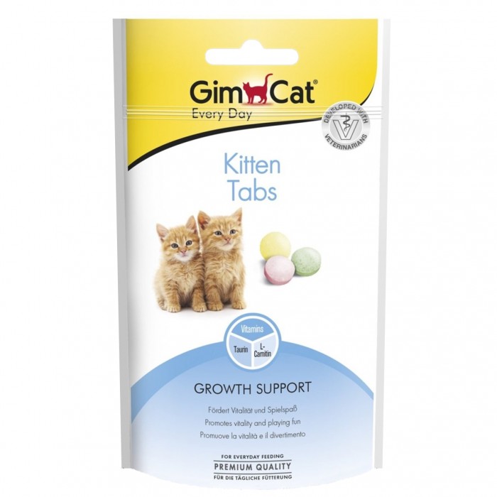 GimCat Kitten Tabs Yavru Kedi Ödül Tableti 40gr