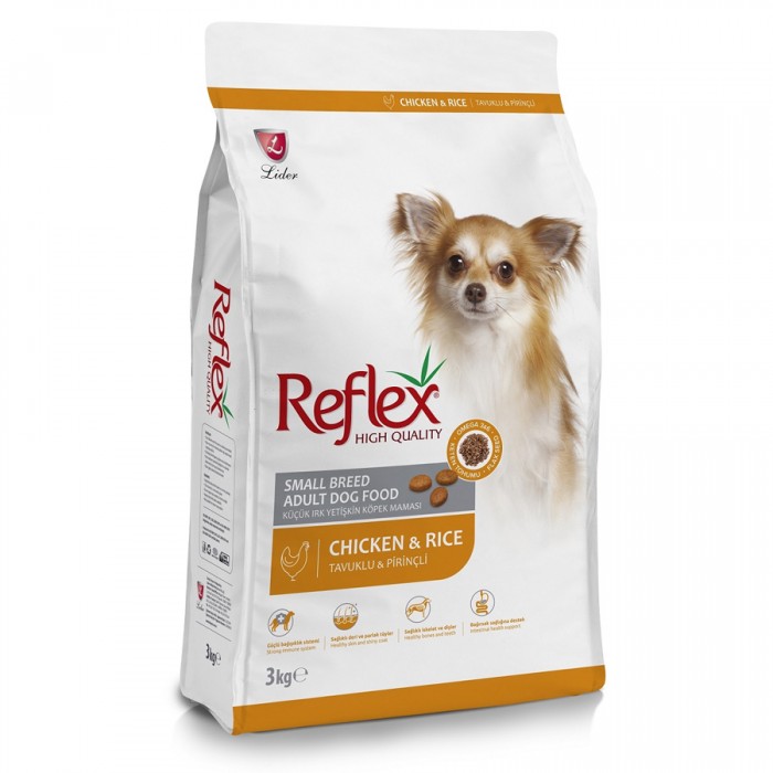 Reflex Küçük Irk Tavuklu Yetişkin Köpek Maması 3 Kg