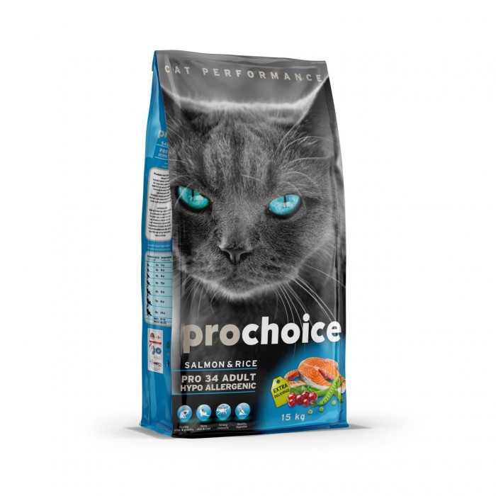 Prochoice Cat Pro 34 Somonlu Yetişkin Kedi Maması 15 Kg