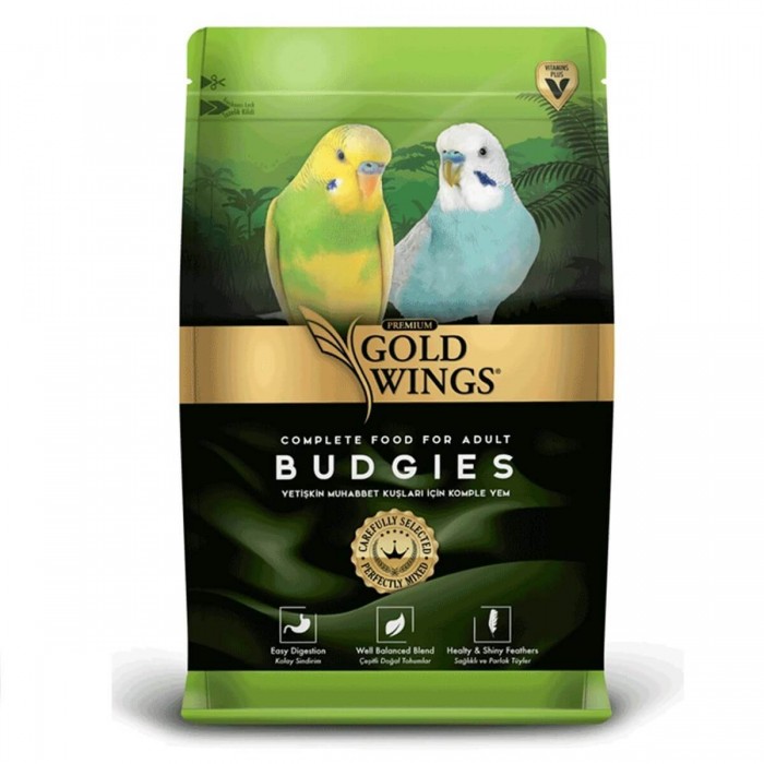 Gold Wings Premium Muhabbet Yemi 1 Kg