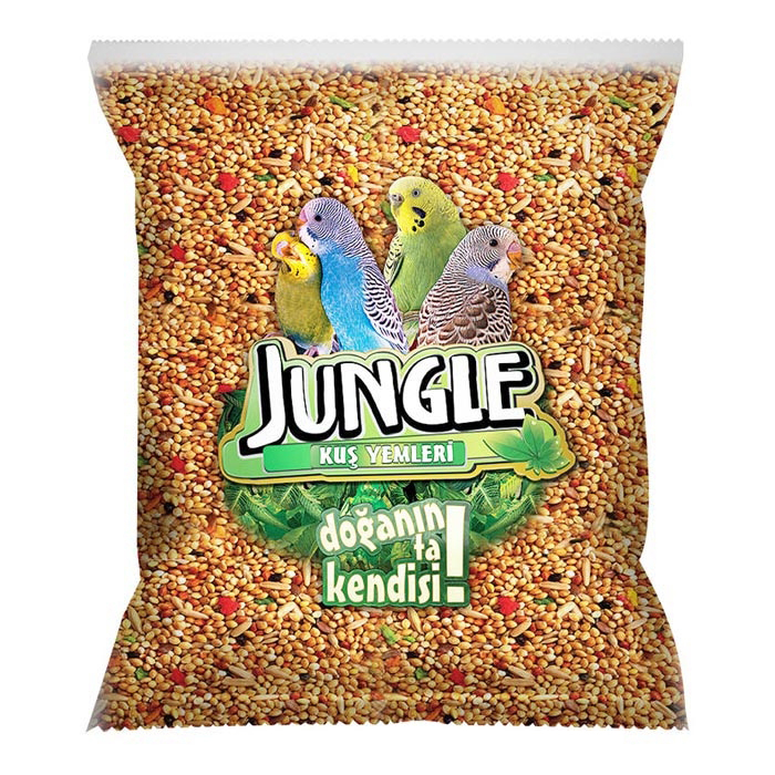 Jungle Muhabbet Kuşu Yemi Poşet 500 Gr