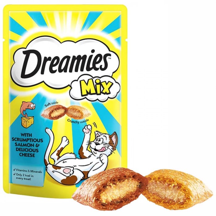 Dreamies somon ve peynirli kedi Ödülü 60 gr