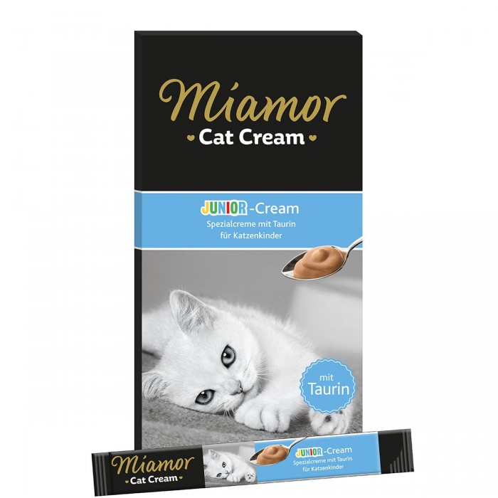 Miamor Junior Cream Süt Kremalı Ek Besin ve Yavru Kedi Ödülü 6 x 15 Gr