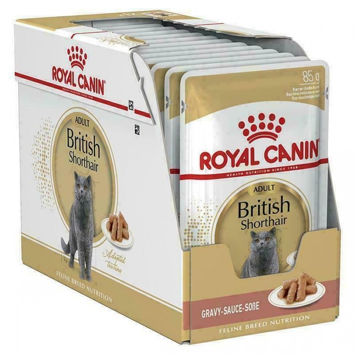 Royal Canin British Shorthair Kedi Konservesi 85 gr 12 Adet