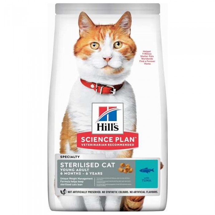 Hill's Ton Balıklı Kısırlaştırılmış Yetişkin Kedi Maması 1,5KG