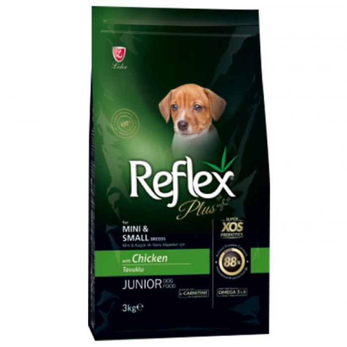 Reflex Plus Junior Small Dog Tavuklu Küçük Irk Yavru Köpek Maması 3 kg