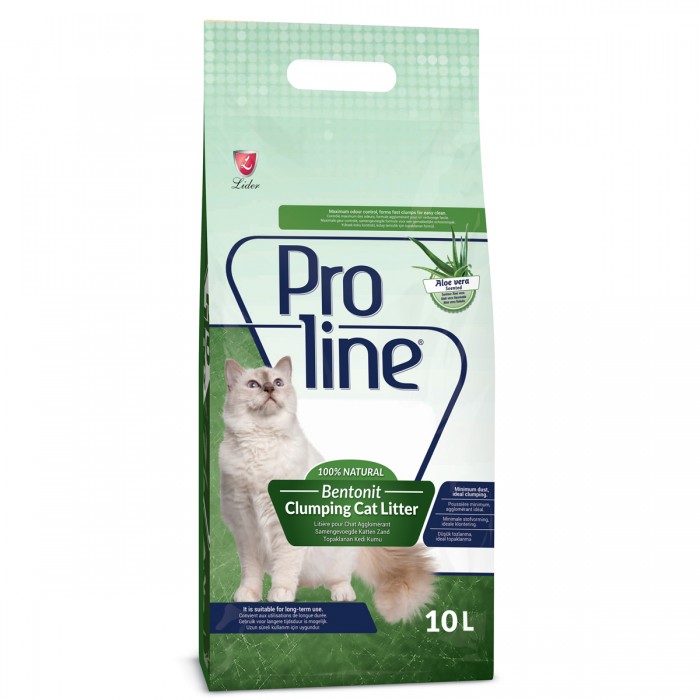 ProLine Aloe Veralı Topaklanan Kedi Kumu İnce Taneli 10L