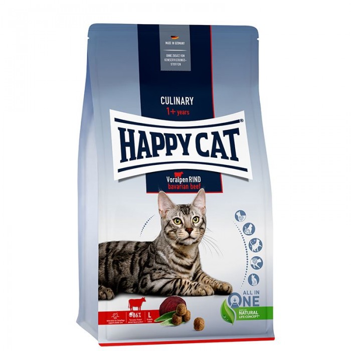 Happy Cat Voralpen Rind Biftekli Yetişkin Kedi Maması 4 Kg