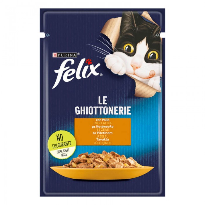 Felix Yaş Kedi Maması Tavuk Etli Pouch 85 gr