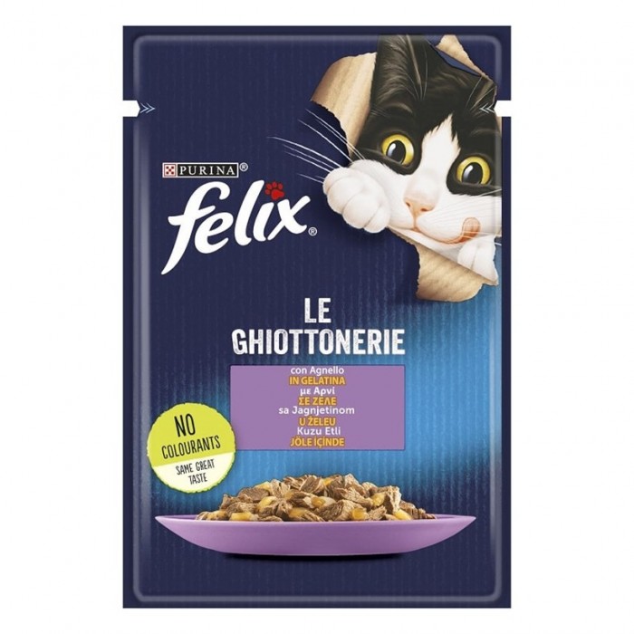 Felix Kuzu Etli Kedi Yaş Mama 85 Gr