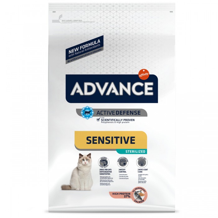 Advance Cat Sterilized Somonlu Pirinçli Kısır Yetişkin Kedi Maması 10 Kg