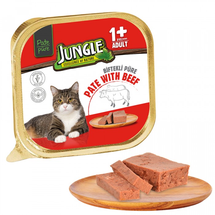 Jungle Dana Etli Ezme/Pate Kedi Konservesi 100g