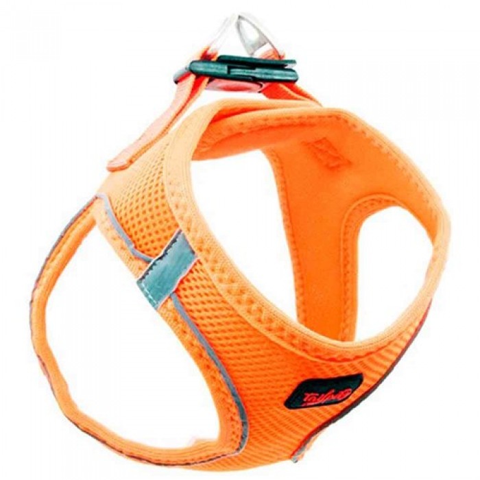 Tailpetz Air-Mesh Harness Köpek Göğüs Tasması Neo Turuncu [XLarge]