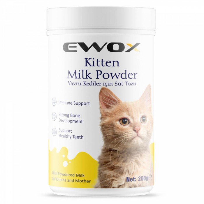 Ewox Kitten Milk Powder Yavru Kedi Süt Tozu 200 gr