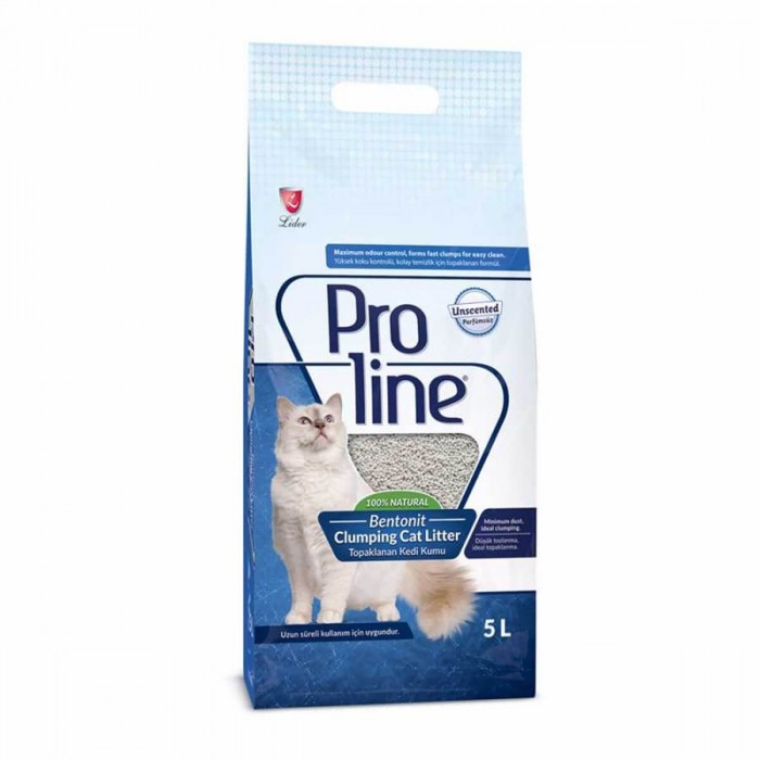 Proline Kokusuz Topaklaşan Kedi Kumu 5 LT