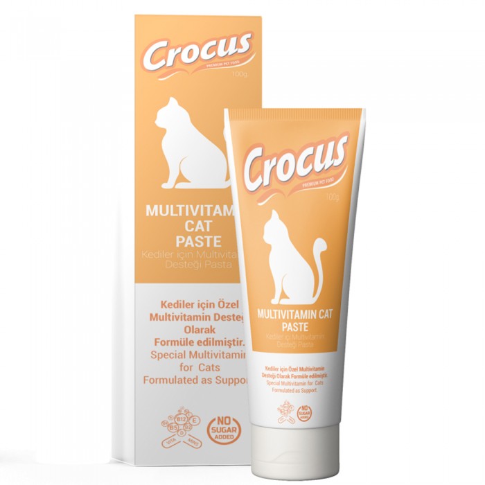 Crocus Kedi Multivitamin Macun 100 Gram