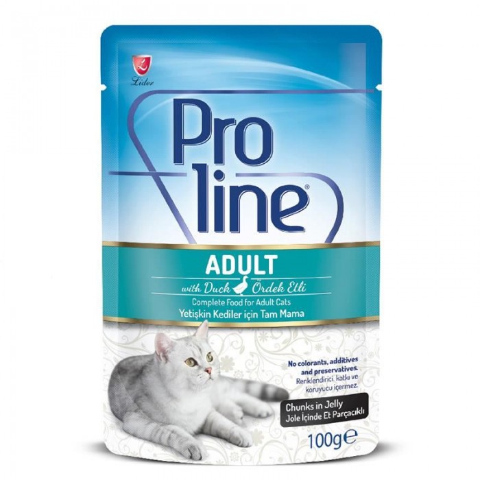 Proline Pouch Ördekli Yetişkin Kedi Konservesi 100 Gr