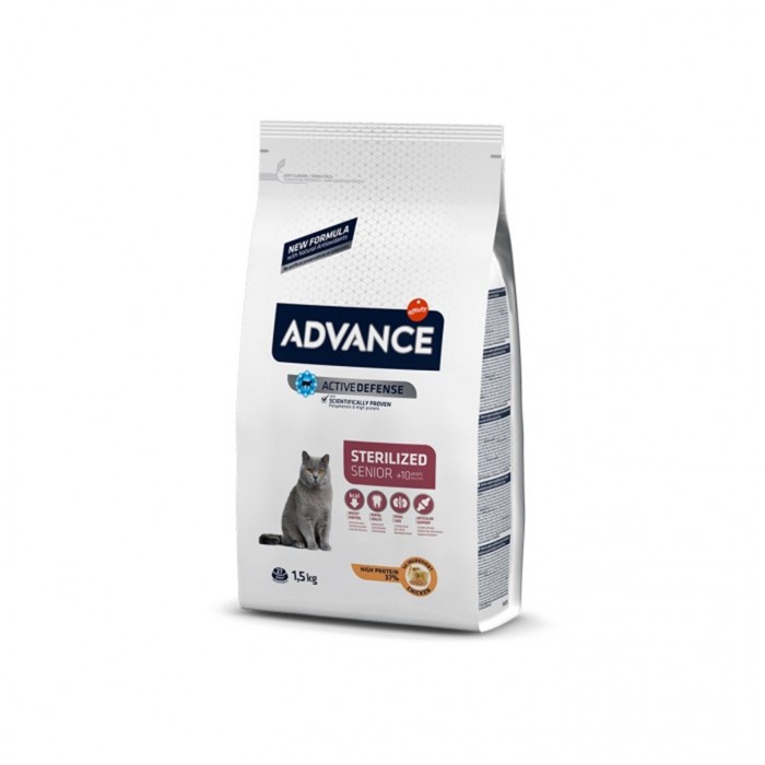 Advance +10 Tavuklu Kısırlaştırılmış Yaşlı Kedi Maması 1,5kg