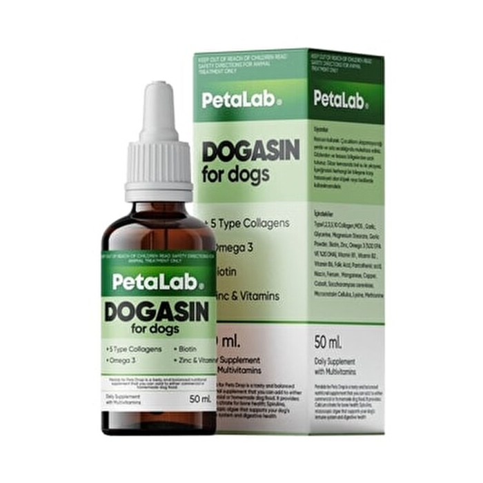 PetaLab Dogasin Köpek Tüy Dökümü Önleyici Damla 50 ml