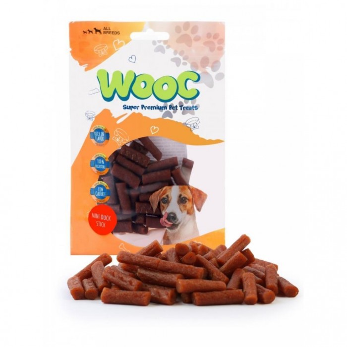 Wooc Ördekli Mini Çubuk Köpek Ödül Maması 80gr