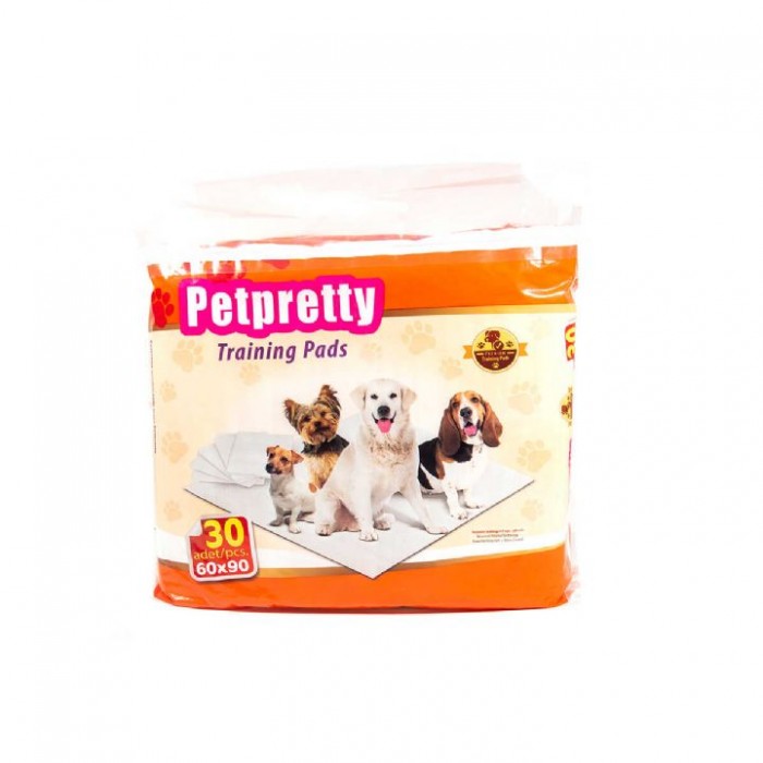 PetPretty Kokusuz Tuvaleti Eğitim Pedi 60x90cm 30'lu