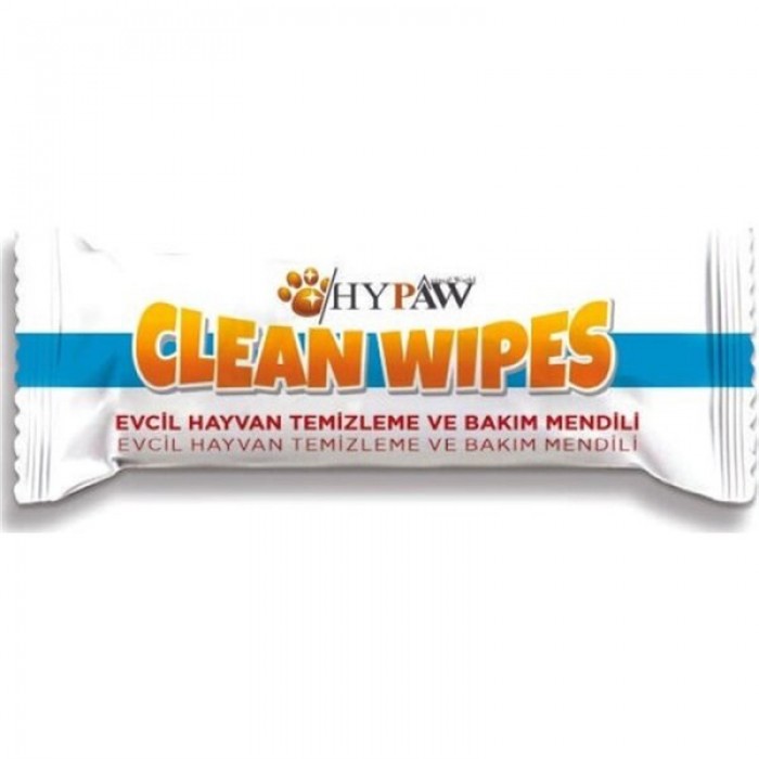 Hypaw Clean Wipes Kedi ve Köpekler için Temizleme ve Bakım Mendili 1 Adet 30x30 Cm