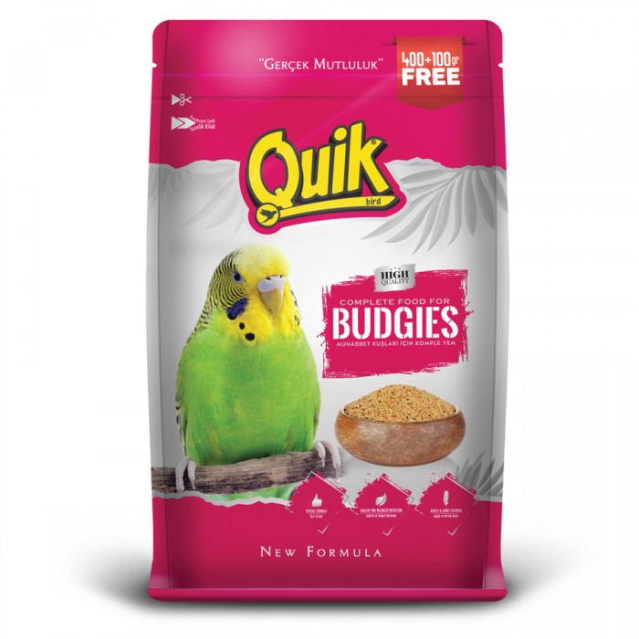 Quik Muhabbet Kuşu Yemi 500 gr 