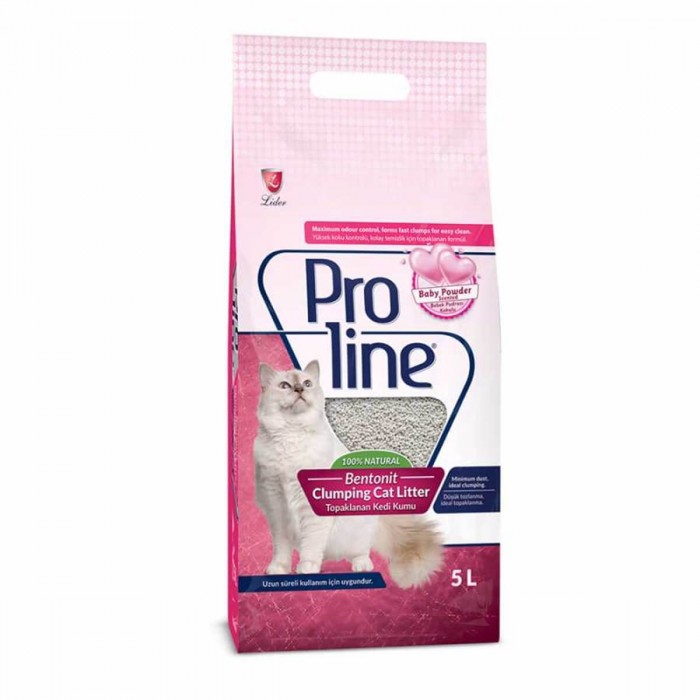 Proline Parfümlü Topaklaşan Kedi Kumu 5 LT