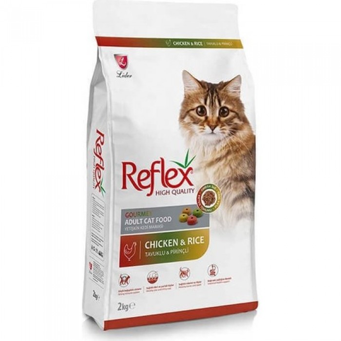 Reflex Multi Color Tavuklu ve Pirinçli Yetişkin Kedi Maması 2kg