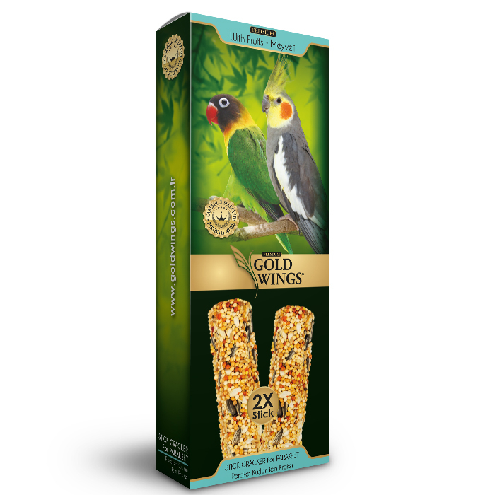 Gold Wings Premium Paraket Krakeri Meyveli 2'li Paket