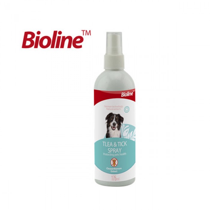 Bioline Kedi Köpek İçin Parazit Uzaklaştırıcı Bitkisel Sprey 175 ml