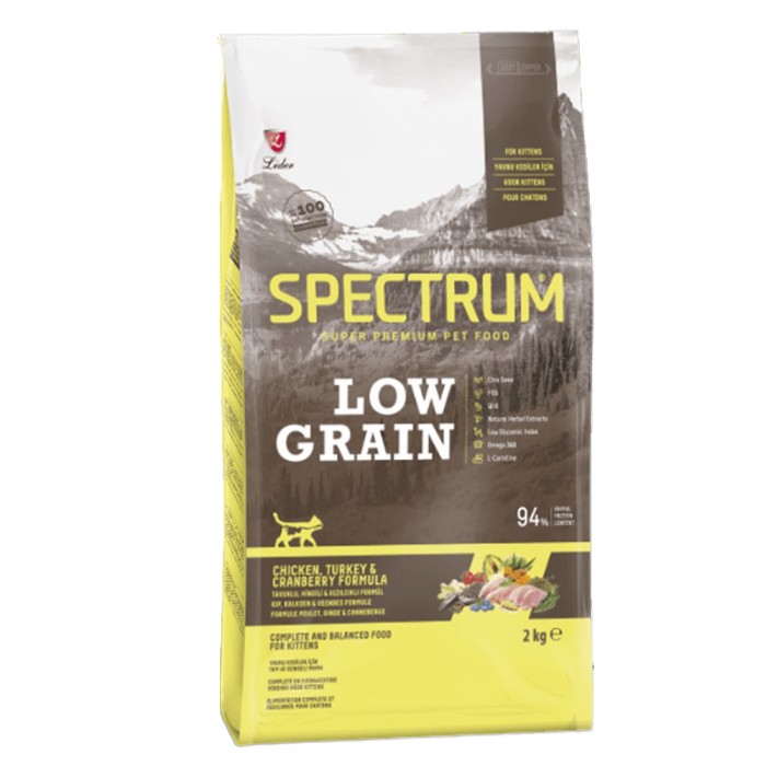 Spectrum Düşük Tahıllı Tavuk&Hindi Yavru Kedi Maması 2 Kg