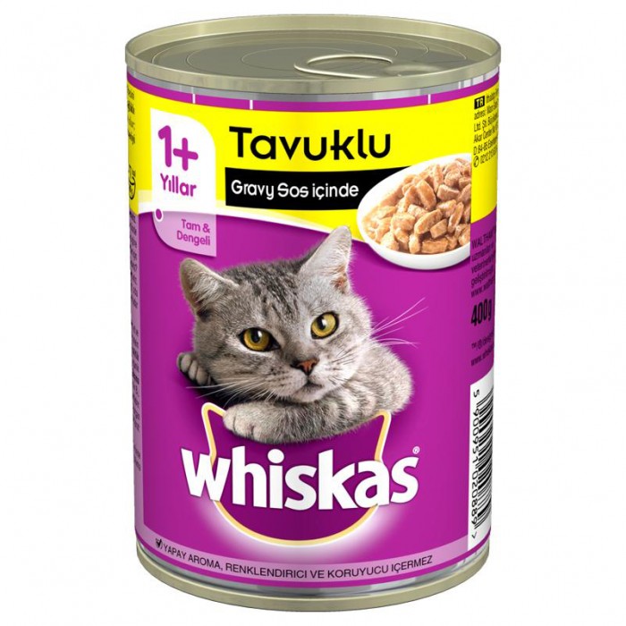 Whiskas Tavuklu Kedi Konserve 400 gr