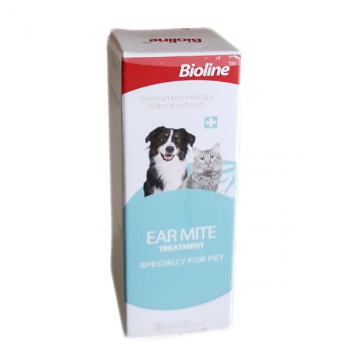 Bioline Kedi ve Köpek Kulak Temizleme Yağı 30 Ml