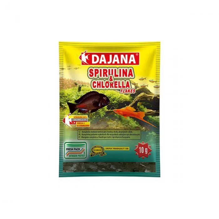 Dajana Spirulina ve Chlorella Balık Yemi 80 ml 10 gr