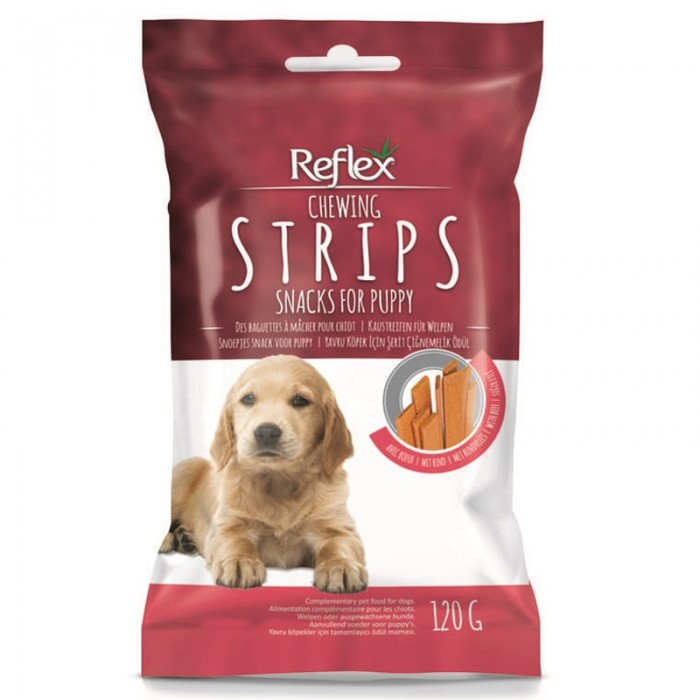 Reflex Chewing Strips Biftekli Yavru Köpek Ödülü 120 Gr